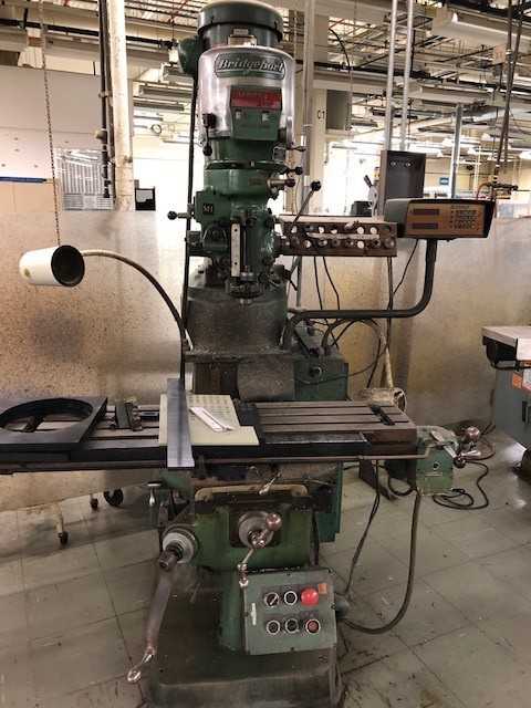 Bridgeport Vertical Mill with digital readout - MILLING MACHINES