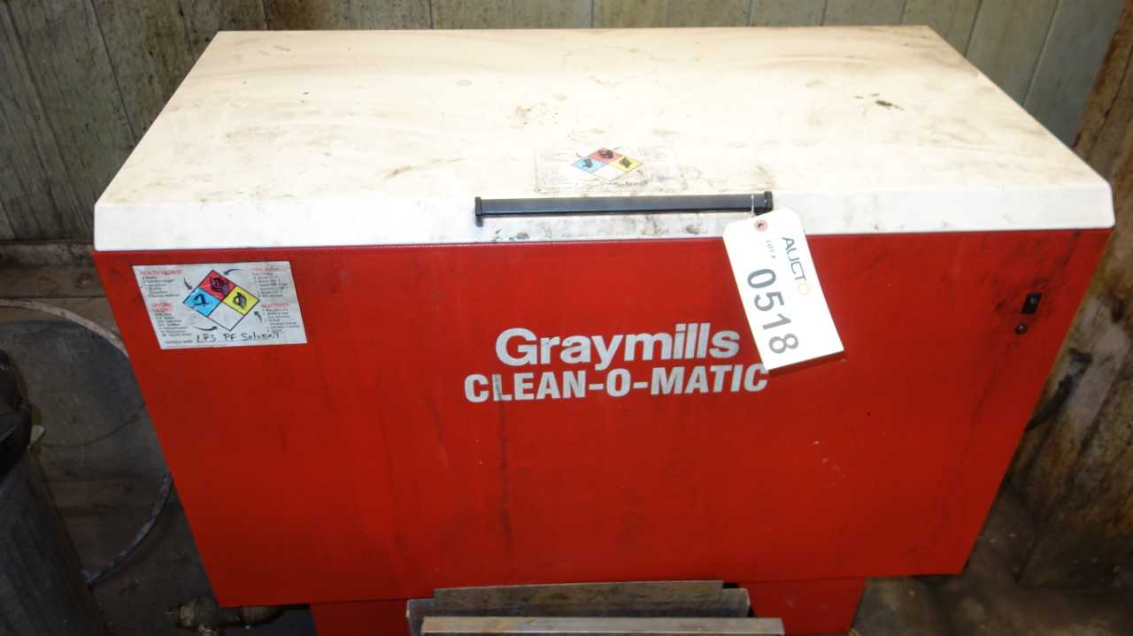 GRAYMILLS 500-A CLEAN-O-MATIC PARTS WASHER - PROCESS EQUIPMENT