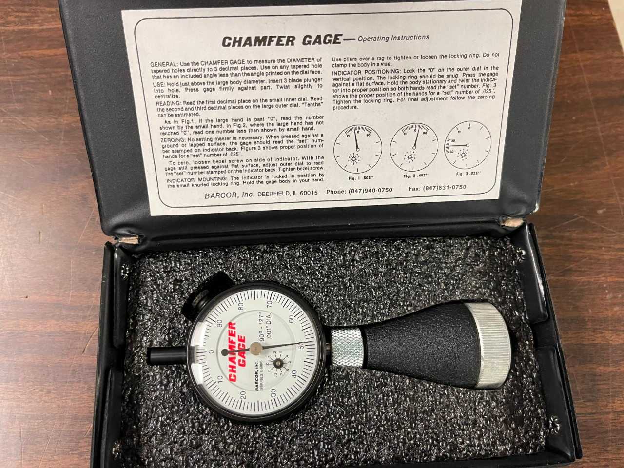 Chamfer Gage - ELECTRIC POWER TOOLS