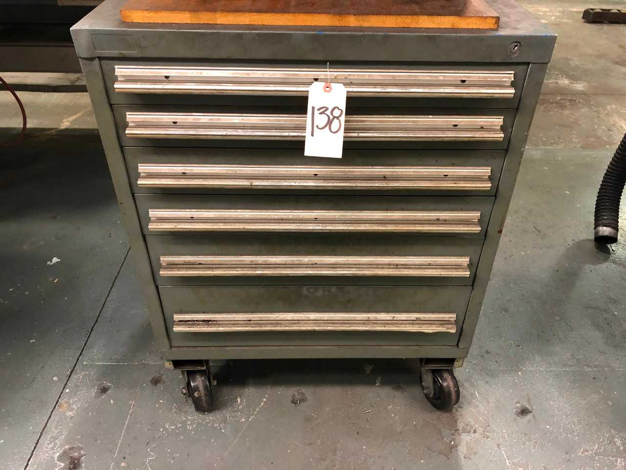 6 Drawer Lista Type Tool Cabinet on Wheels - TOOL STORAGE