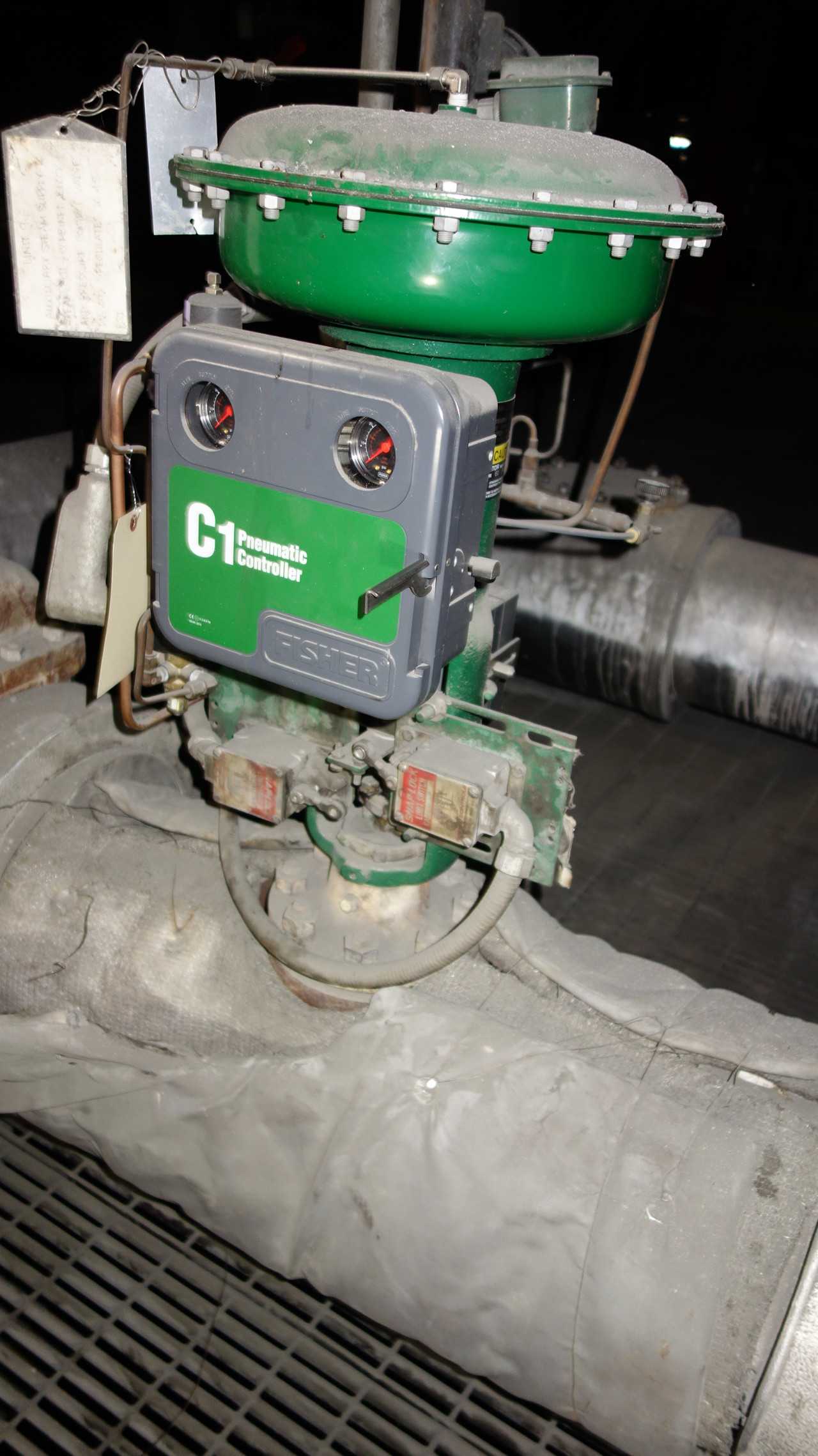 FISHER 657-ES 4IN CL300 CONTROL VALVE C1 CONTROLLER - CONTROL VALVE