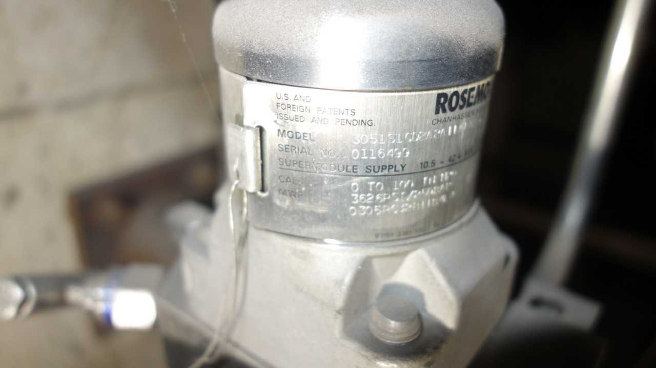 LOT OF 2 ROSEMOUNT 3051S1CD2 PRESSURE TRANSMITTERS - INSTRUMENTATION