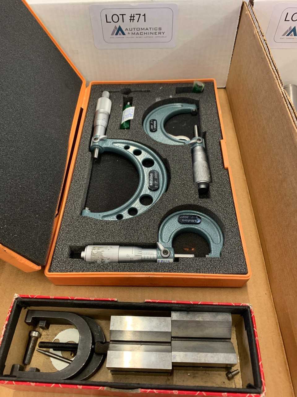 Micrometers & V-Block Set - ELECTRIC POWER TOOLS