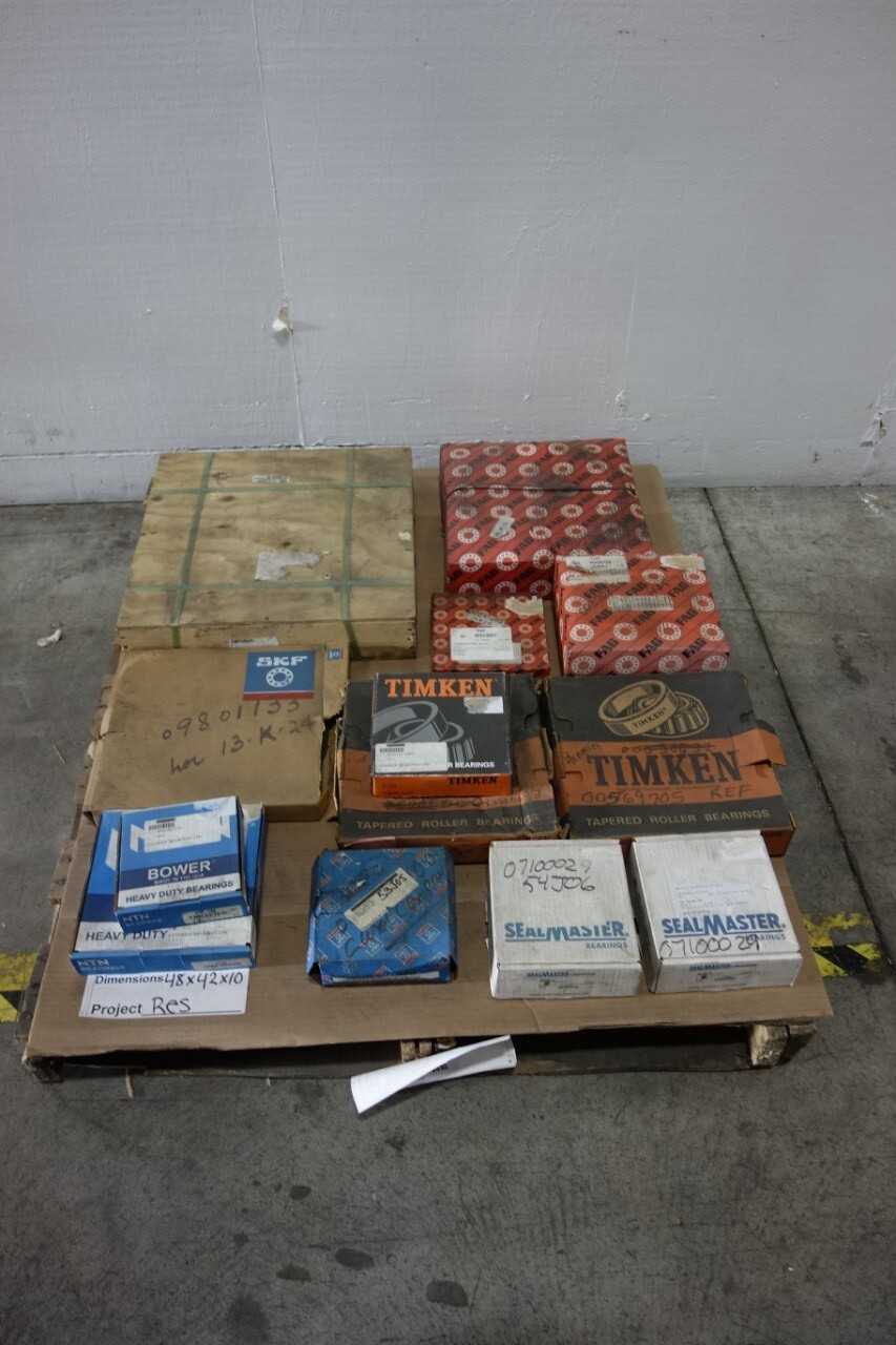 PALLET OF ASSORTED BEARINGS - BEARINGS
