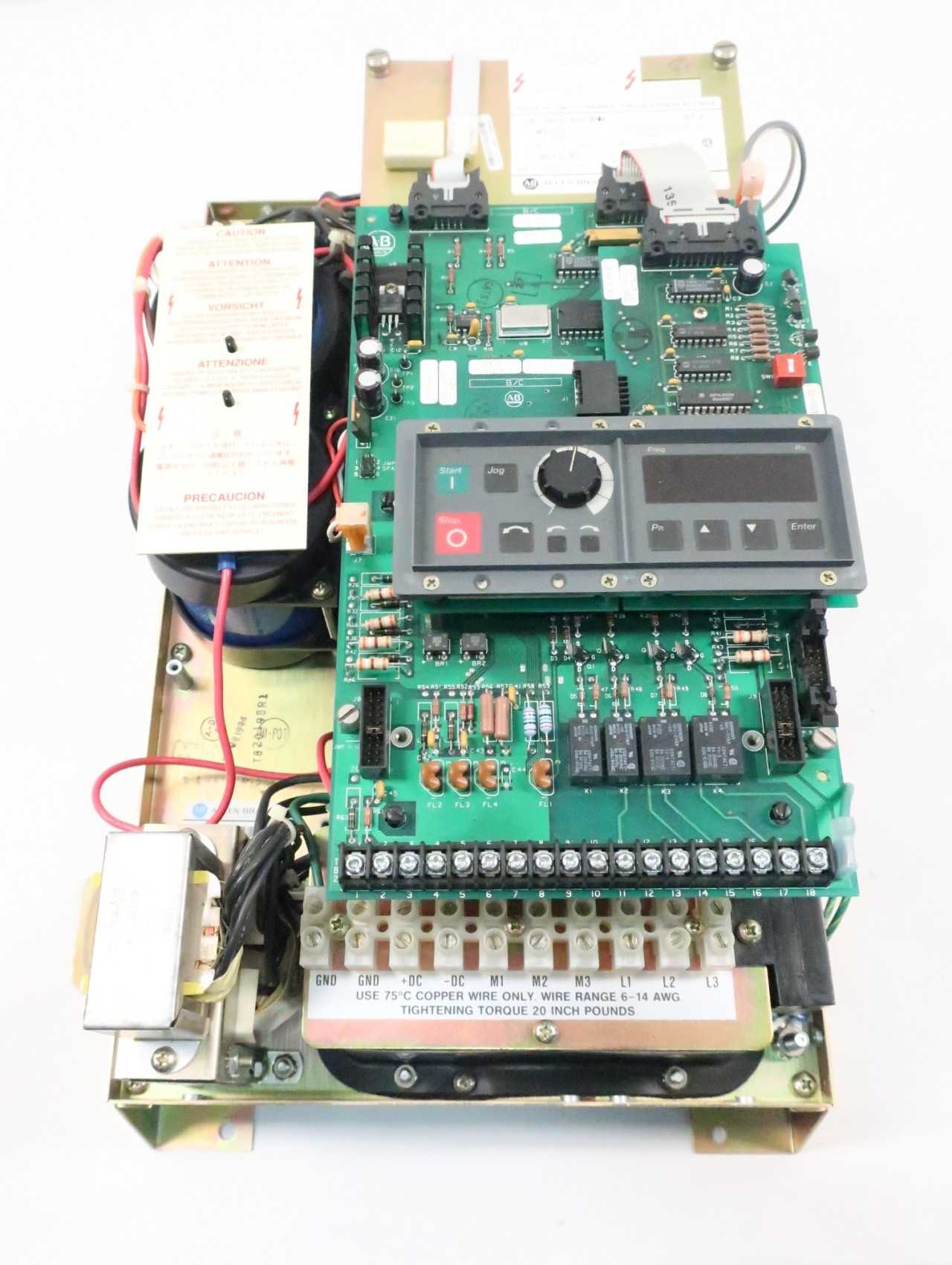 ALLEN BRADLEY 1336VT-B010-EON 10HP AC MOTOR DRIVE - MOTOR DRIVES