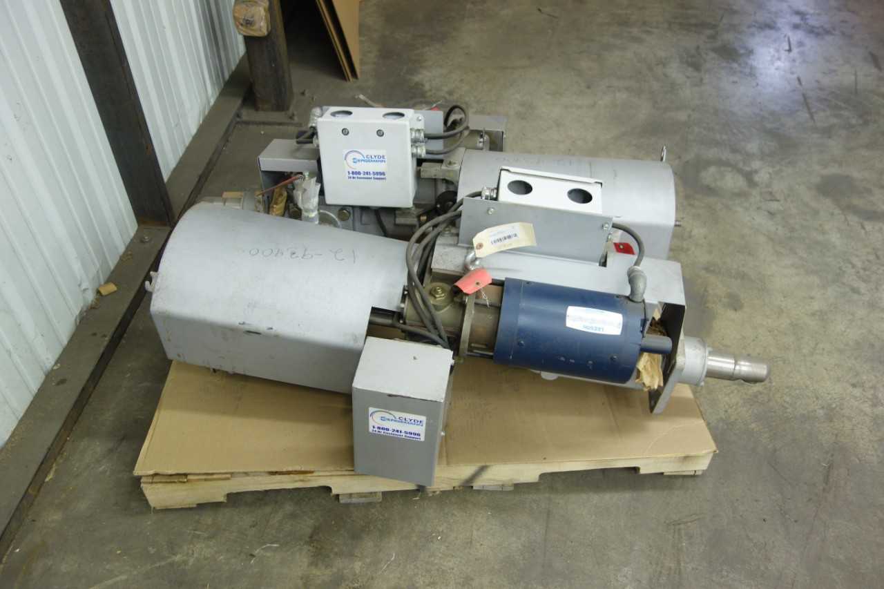 LOT OF 2 CLYDE BERGEMANN RW5E WALL DESLAGGER SOOT BLOWERS - BLOWER FAN
