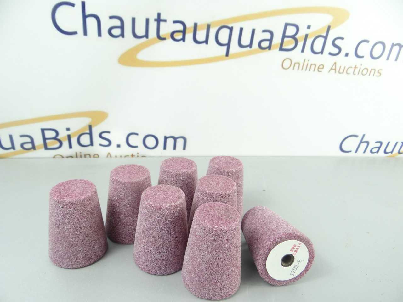 Lot of 8 NEW Type 17 Purple Cone Grinding Wheels - GRINDING WHEELS