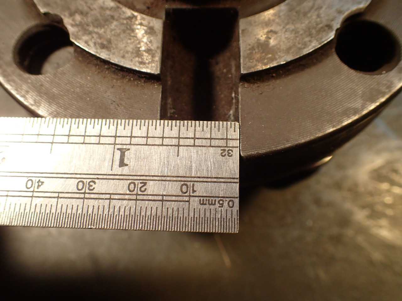 2" 4-Bolt Pattern Shell Mill Milling Arbor 2" Straight Shank Used Good Condition - END MILLS
