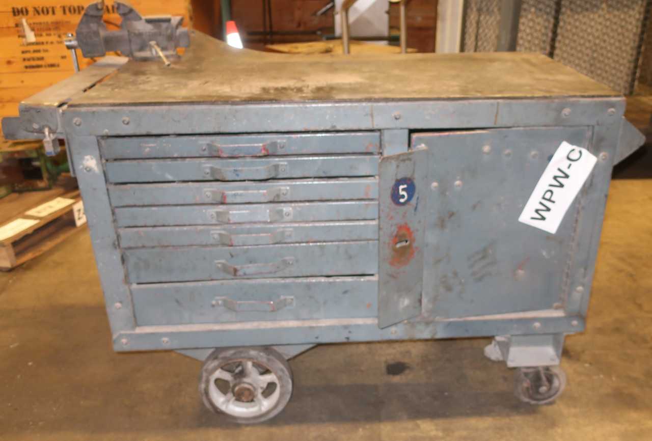 ROLLING STEEL TOOL BOX - TOOL STORAGE