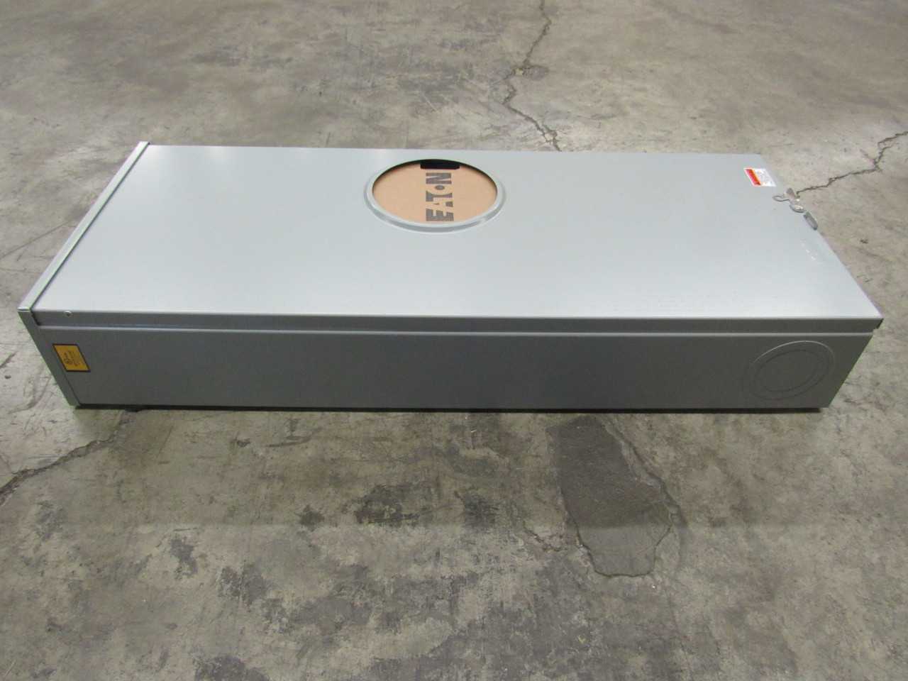 Quantity of 3 New Surplus Eaton UTH4330TCH Meter Socket Ringless 320A 600V 1Ph 4Jaws NEMA 3R - CIRCUIT BREAKERS