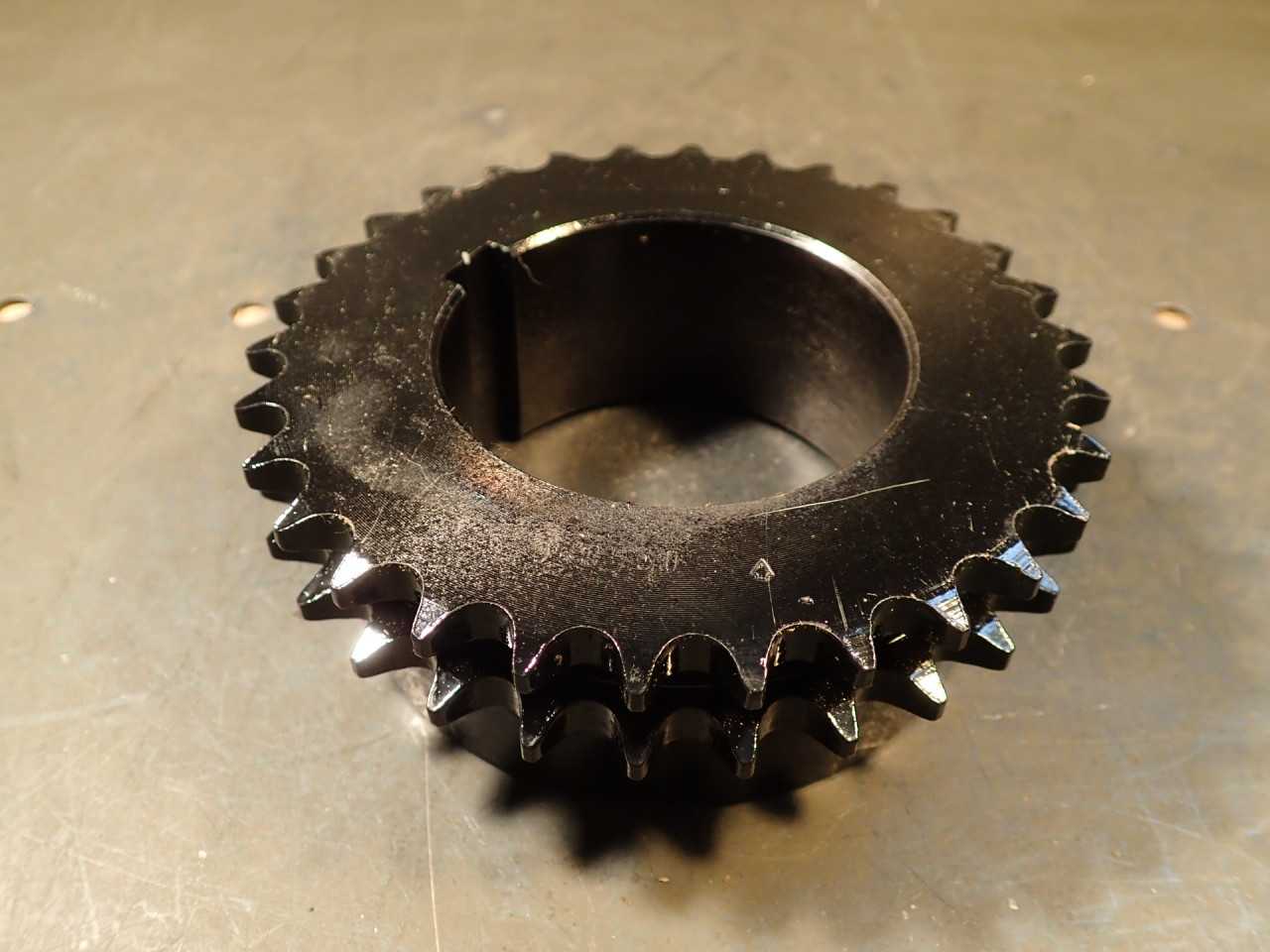 Browning D40Q30 #40 2-Strand Steel Chain Sprocket: Q1 Bushing Bore New Old Stock - SPROCKET