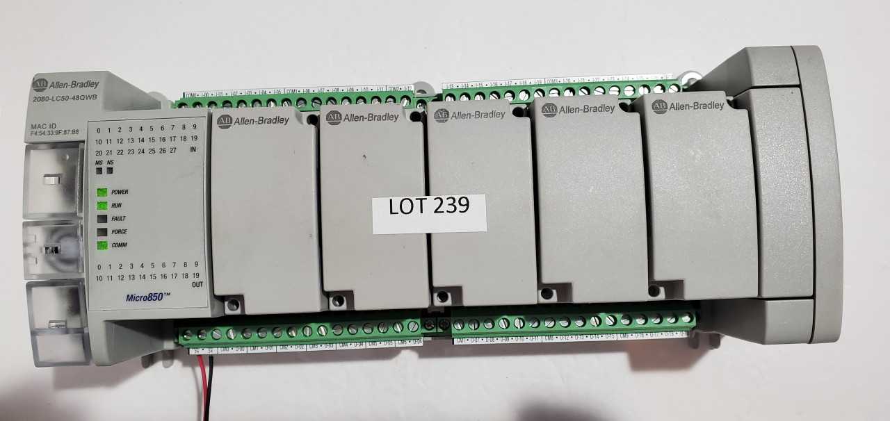 Allen Bradley Micro 850 2080-LC50-48QWB PLC - AUTOMATION & CONTROLS Allen Bradley Micro 850 2080-LC50-48QWB PLC - AUTOMATION & CONTROLS