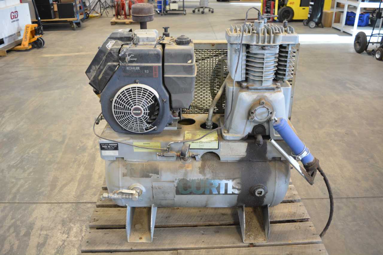 Curtis 30 Gallon Air Compressor, Kohler CH13S 398CC Command 13 Pro Series Engine - AIR COMPRESSORS