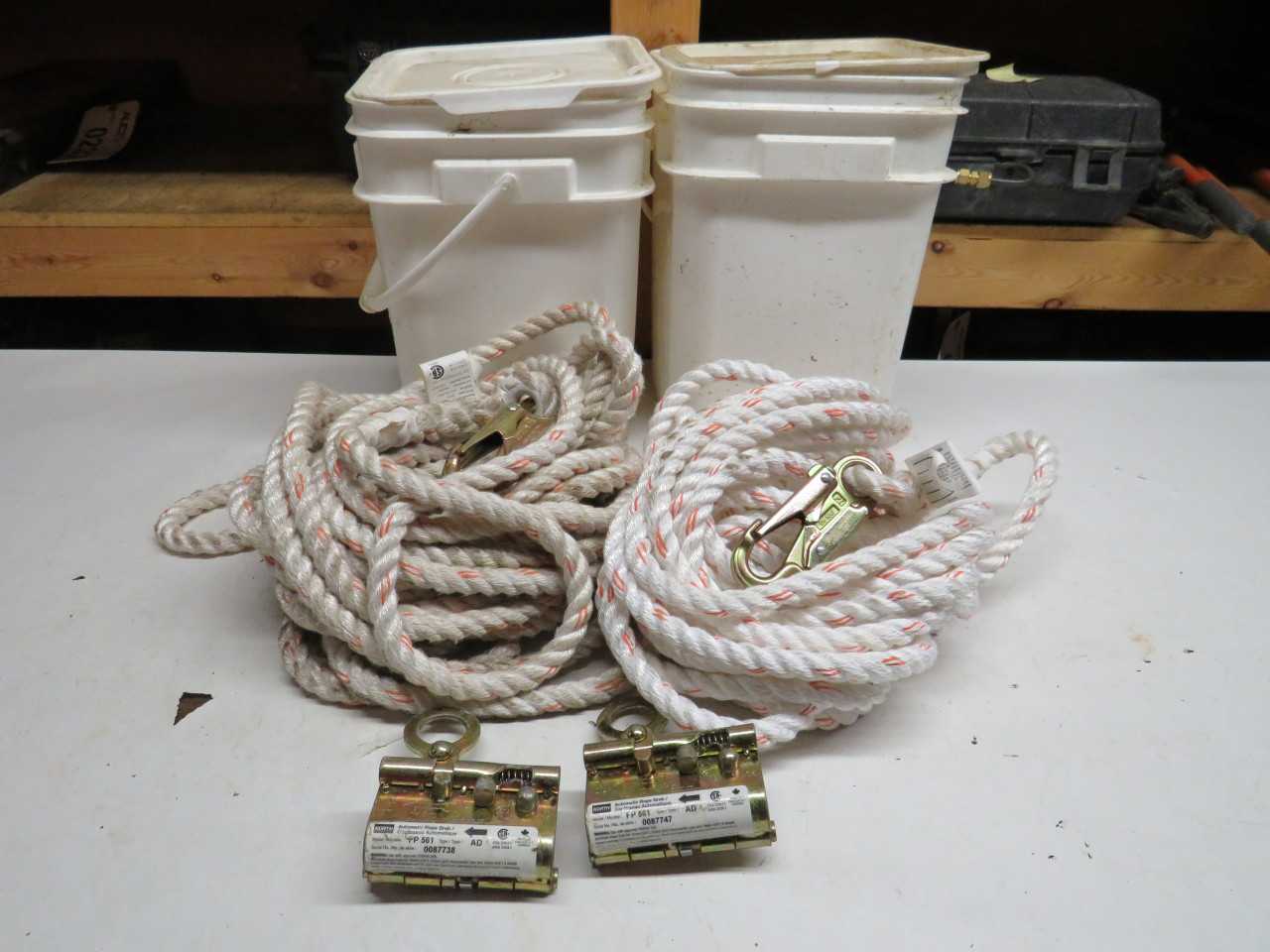 LOT OF 2 NORTH ROPE GRAB KIT, PP 561 - SAFETY EQUIPMENT