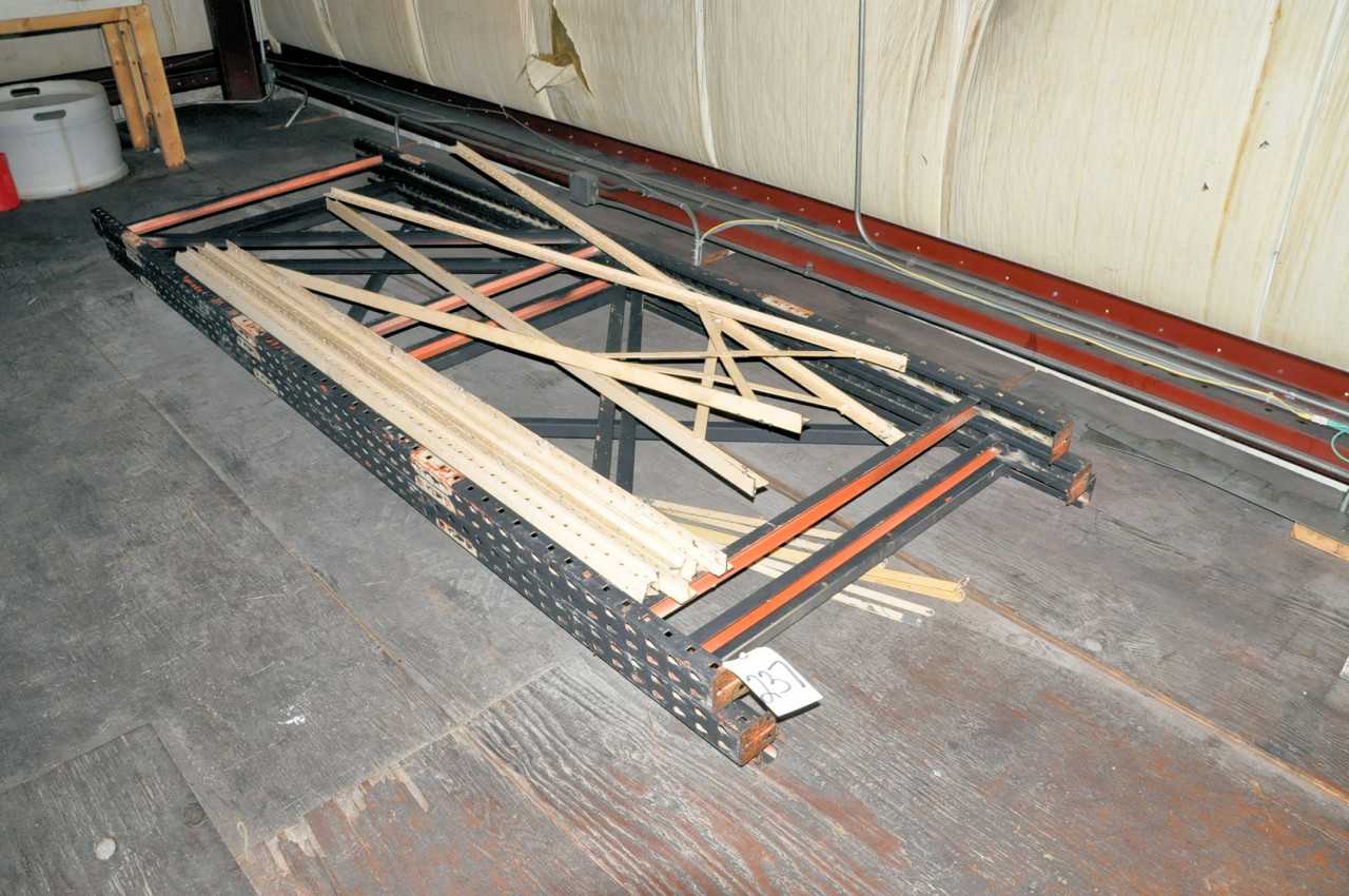 Lot-(4) Sections Shelving and Disassembled Shelving, (Contents Not - SHELVING