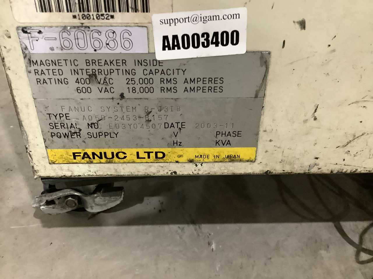 Fanuc 2000IA 165F  (No guarantee operational) - INDUSTRIAL ROBOTS