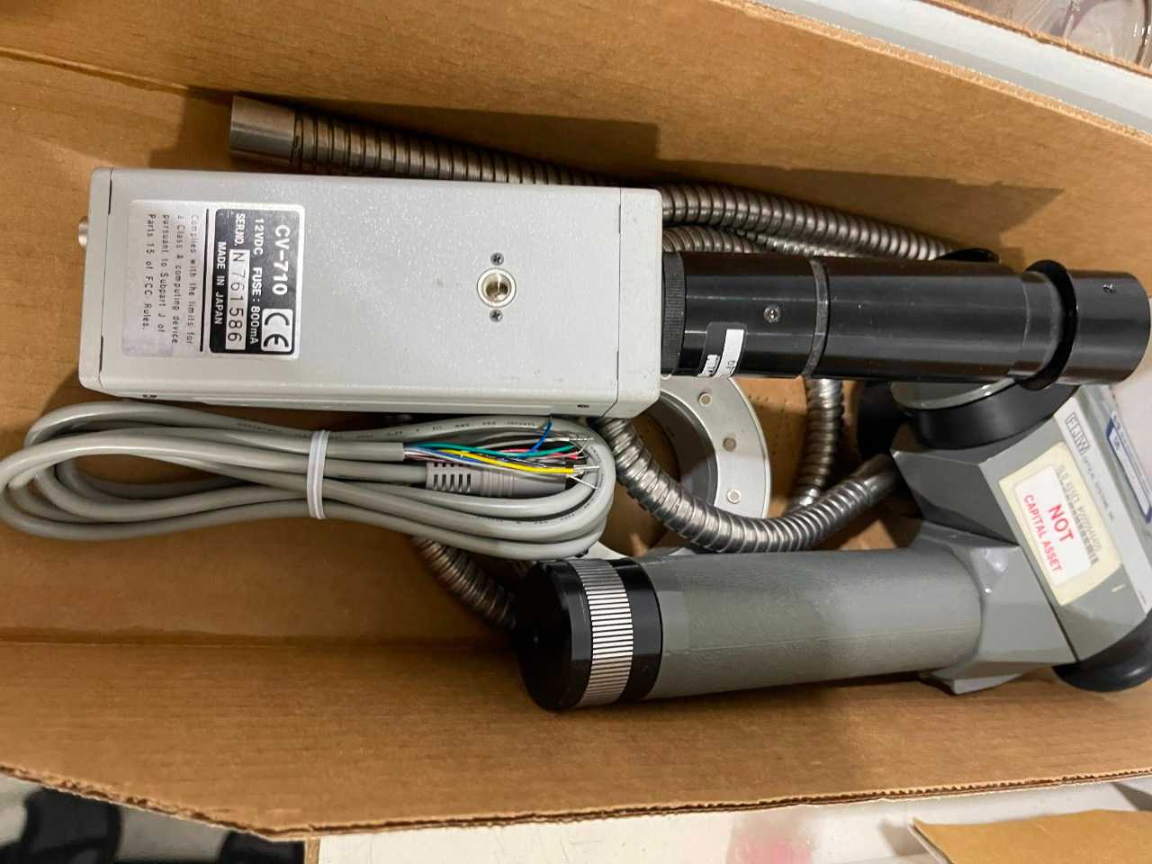 FJW Optical Sysytem W/ CV-710 Camera For Microscope - ELECTRICAL COMPONENTS