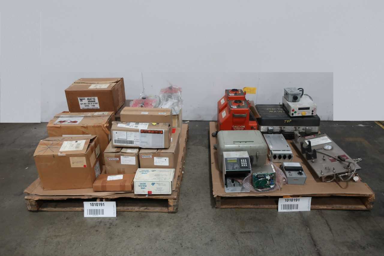 2 PALLETS OF ASSORTED TESTING EQUIPMENT - METAL INSPECTION EQUIPMENT