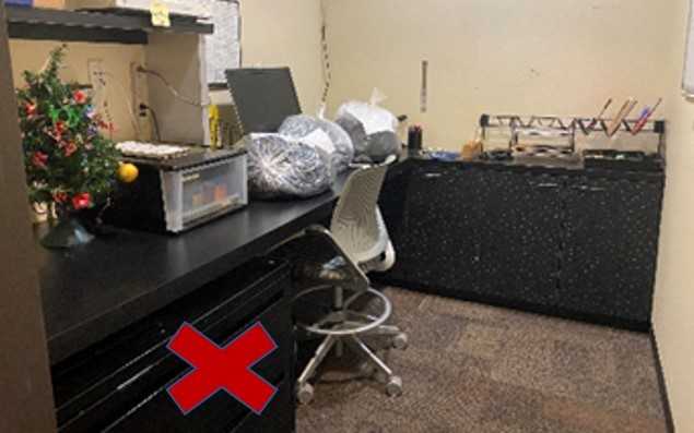 Desk w/Cabinet Set - PLANT & FACILITY EQUIPMENT
