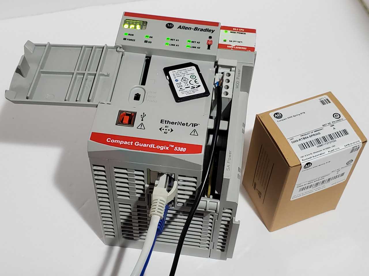 Allen Bradley CompactLogix 5069-L320ERS2 Plus Brand new 5069-RTB64 Spring - AUTOMATION & CONTROLS Allen Bradley CompactLogix 5069-L320ERS2 Plus Brand new 5069-RTB64 Spring - AUTOMATION & CONTROLS