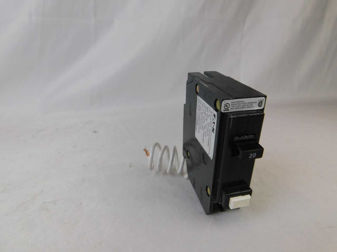 Quantity of 8x GFTCB120 1P 20A 120/240VAC MCB/Residential Circuit Breakers - CIRCUIT BREAKERS