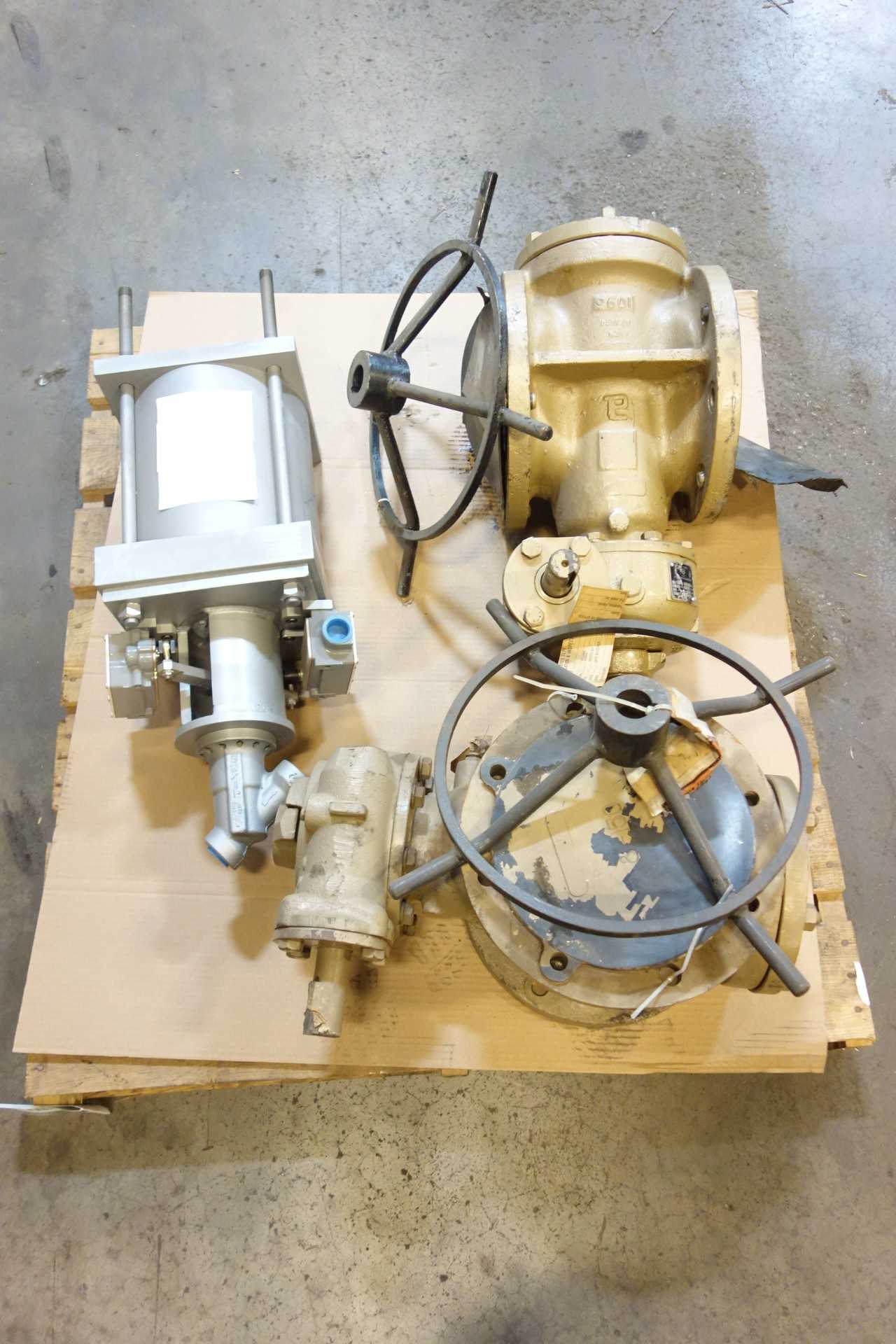 LOT OF ASSORTED VALVES - VALVES