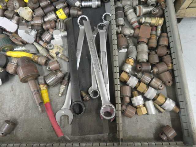 10 Drawer Vidmar Cabinet and Contents - MISCELLANEOUS