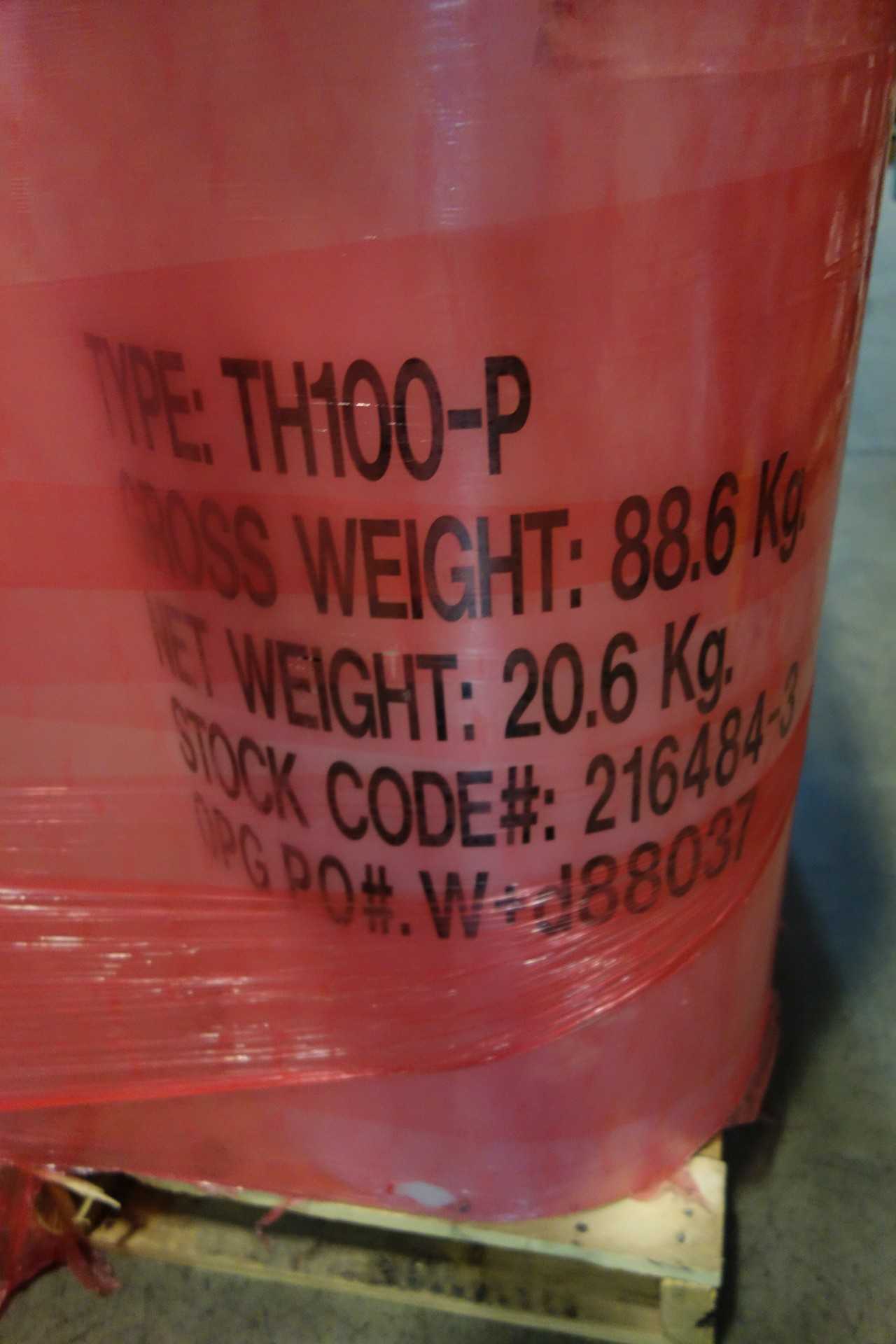 2 PALLETS OF TH100 P PLASTIC POLYPROPYLENE HAZARDOUS SOLID WASTE DRIP STORAGE CANS - WASTE BINS
