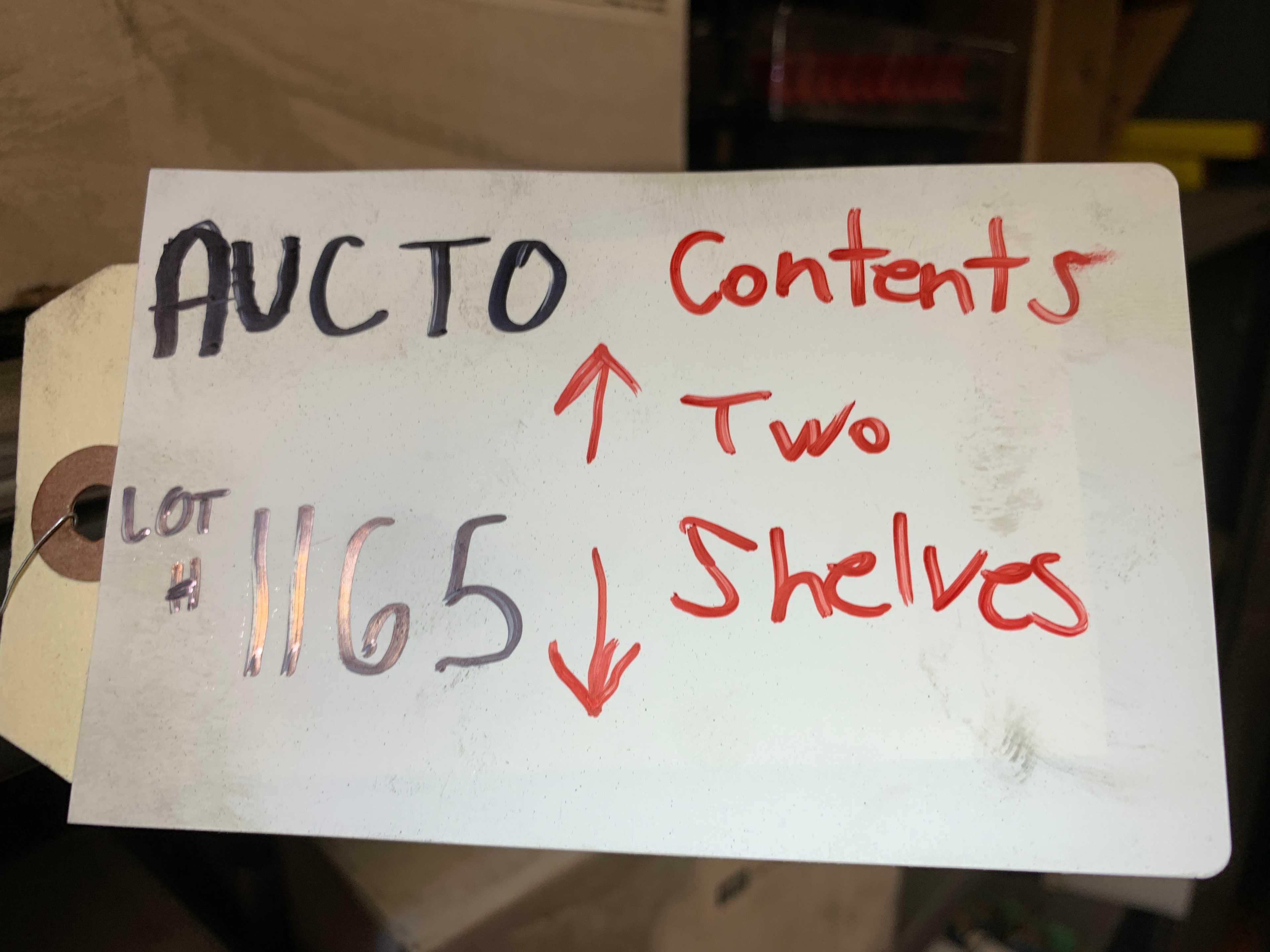 CONTENTS OF SHELVING - ELECTRICAL COMPONENTS