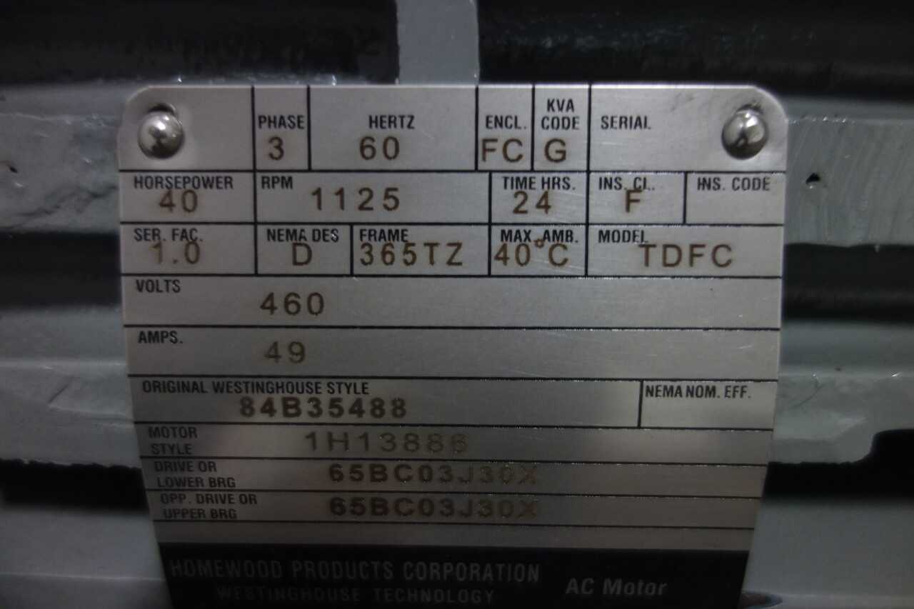 WESTINGHOUSE AC MOTOR - ELECTRIC MOTORS