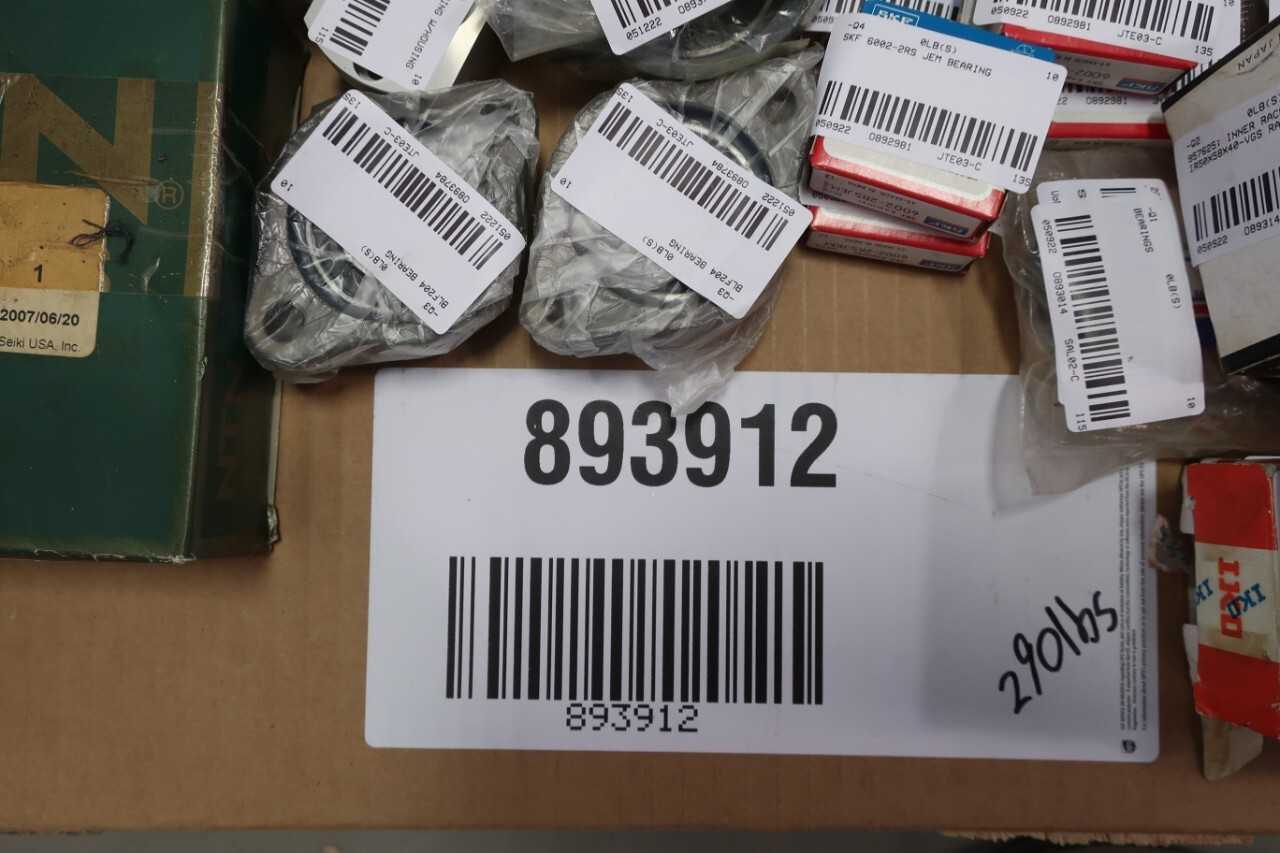 1 PALLET OF ASSORTED BEARINGS AND BEARING ACCESSORIES - BEARINGS