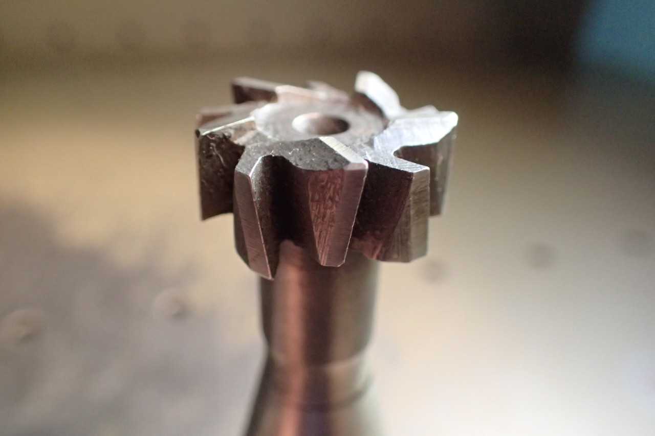 1/2" Bolt Size T-Slot Mill Milling Cutter 3/8" Deep 7/8" OD 1" Straight Shank - MILLING TOOLS