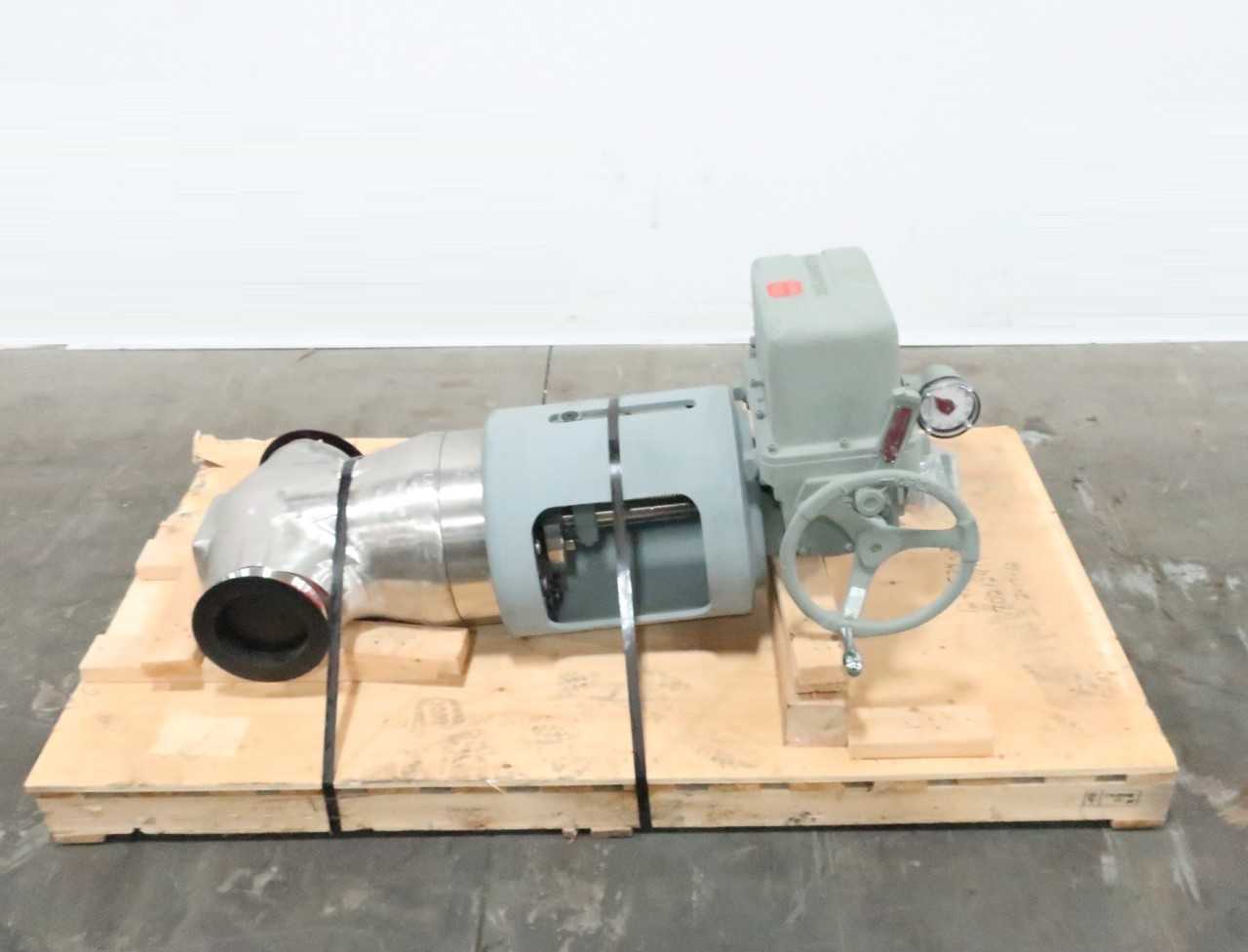 NEW VELAN 409623 B14-2054B-13PSN ELECTRIC 600 STAINLESS BUTT WELD 6IN CONTROL VALVE - CONTROL VALVE