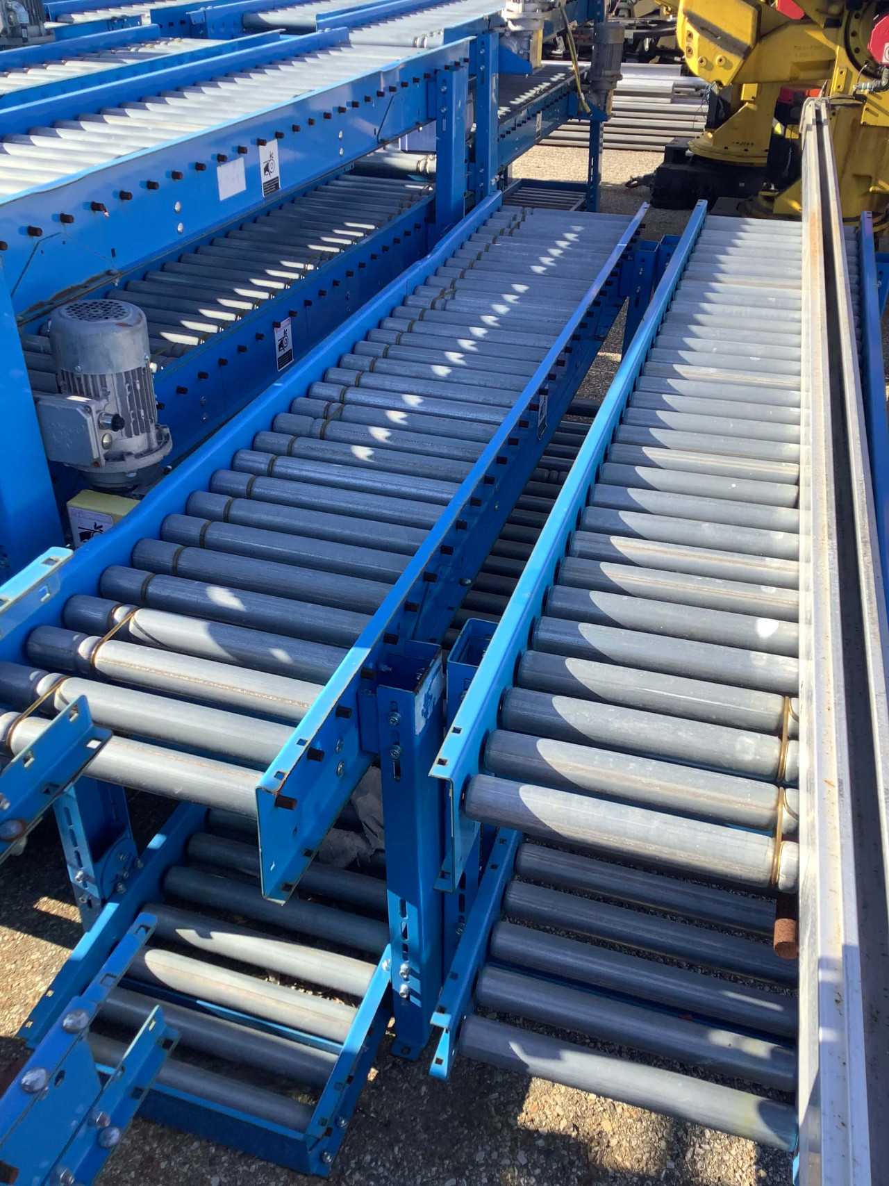 Double Stacked Roller Conveyors (Dimensions: 96"x18"x28") Conveyors - CONVEYORS