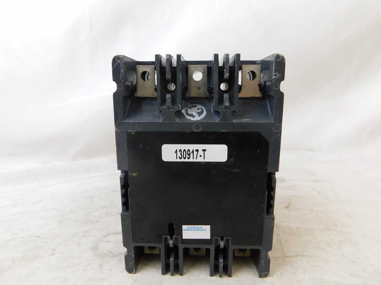 Quantity of 2 Used Eaton HFDDC3110WF01Y31 MCCB 3P 110A 600V - CIRCUIT BREAKERS