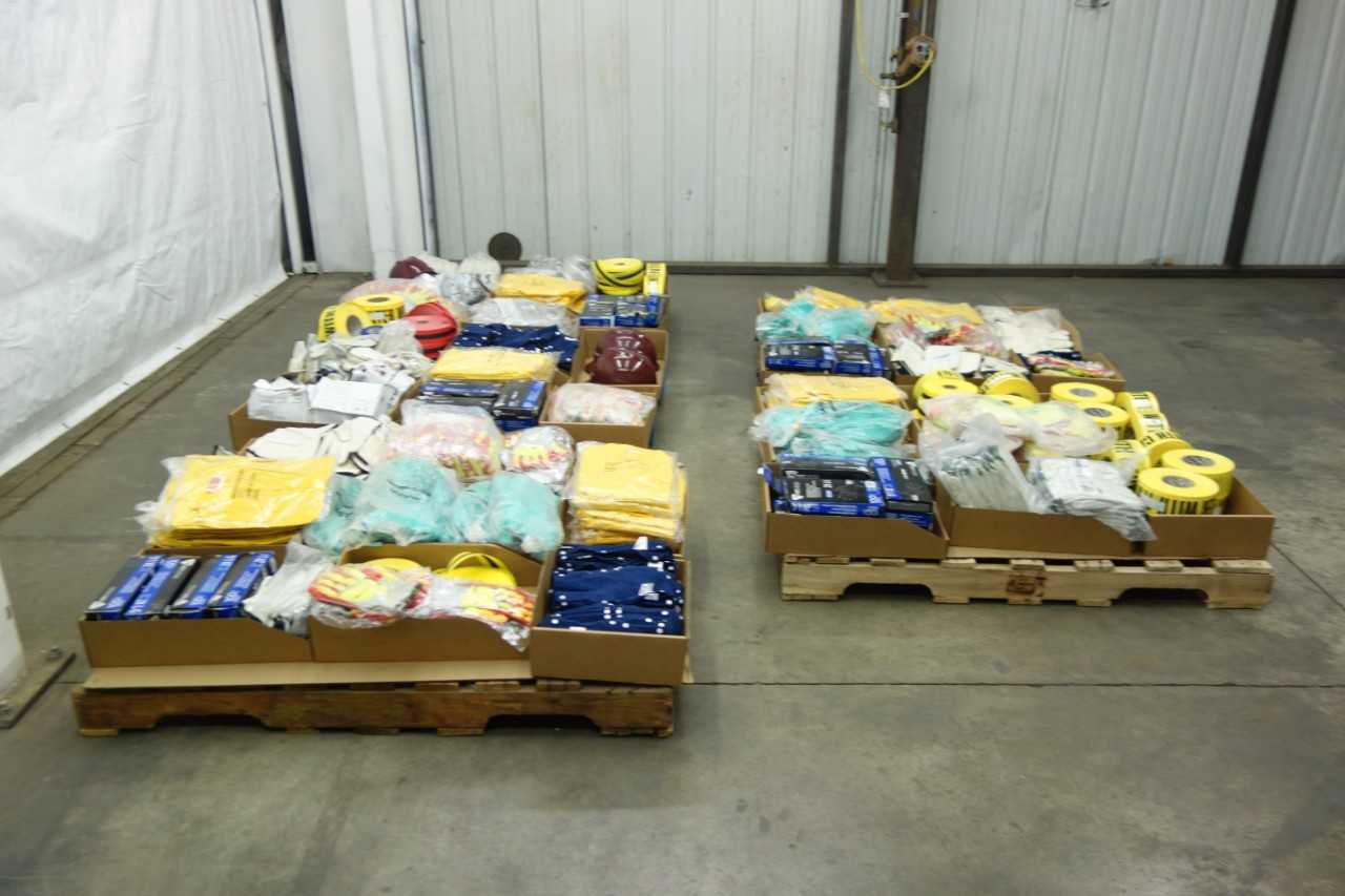 5 PALLETS OF ASSORTED PPE - HAND TOOLS