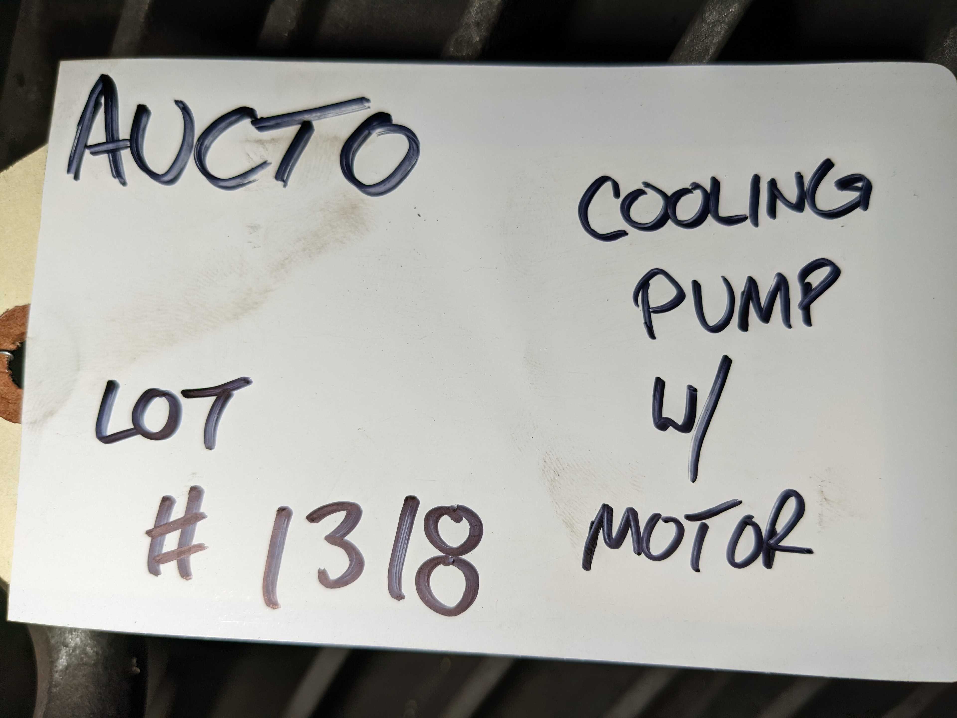 COOLING PUMP WITH MOTOR - ELECTRIC MOTORS