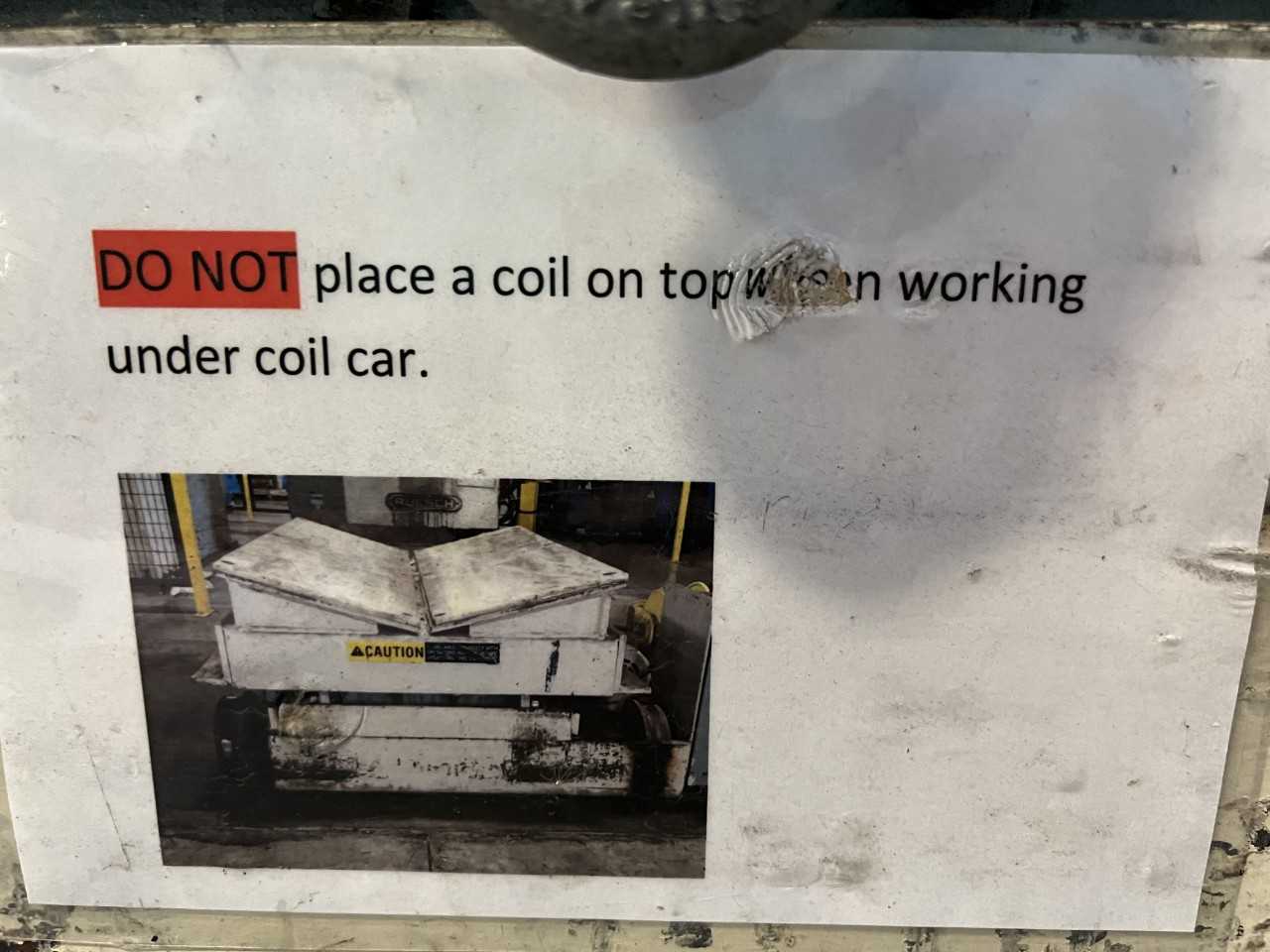 10,000lbs capacity coil pallet car - LIFTING EQUIPMENT