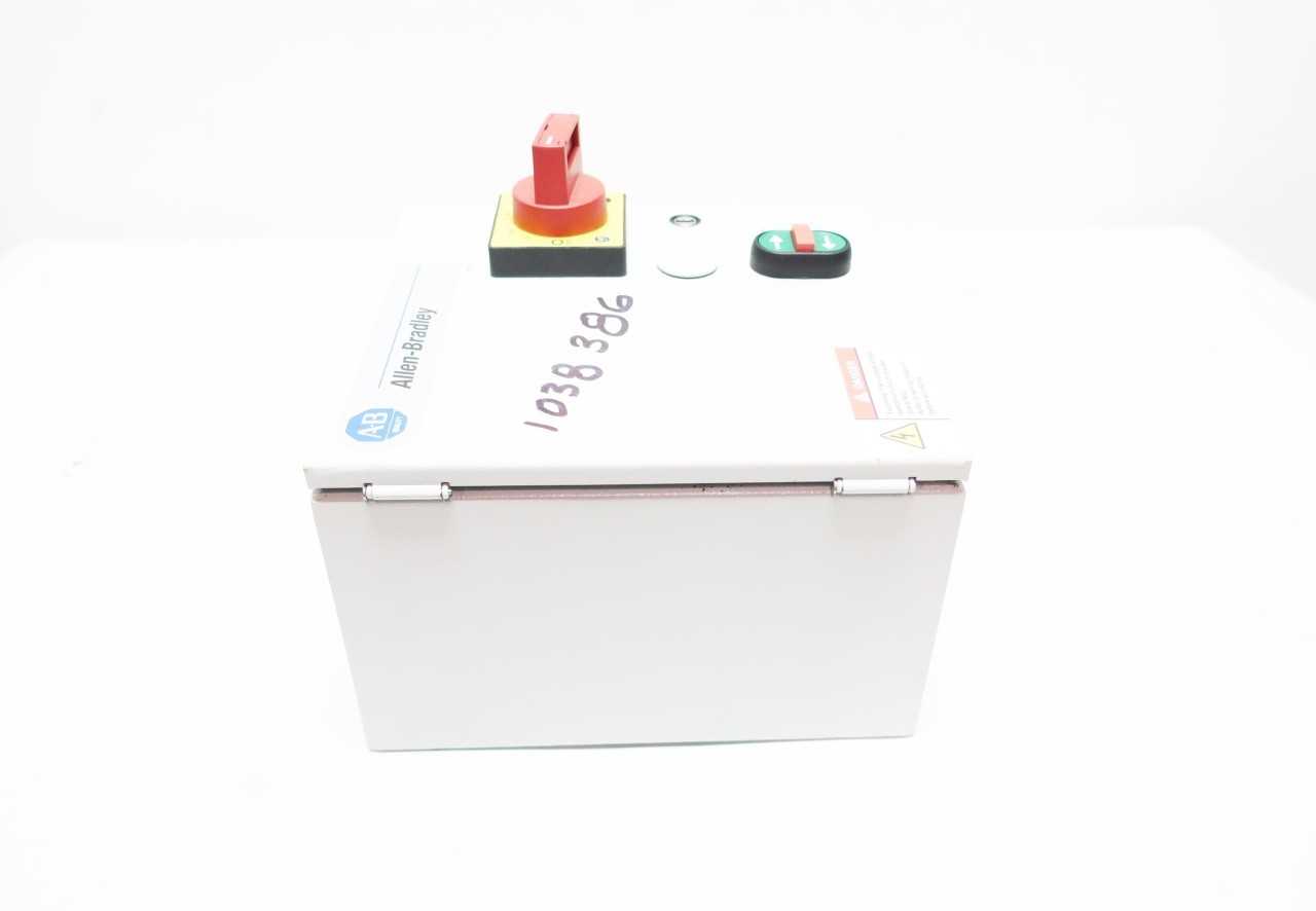 ALLEN BRADLEY 107H-DFBD3-DC25X-1M-6P REVERSING COMBINATION STARTER 15HP - MOTOR STARTERS