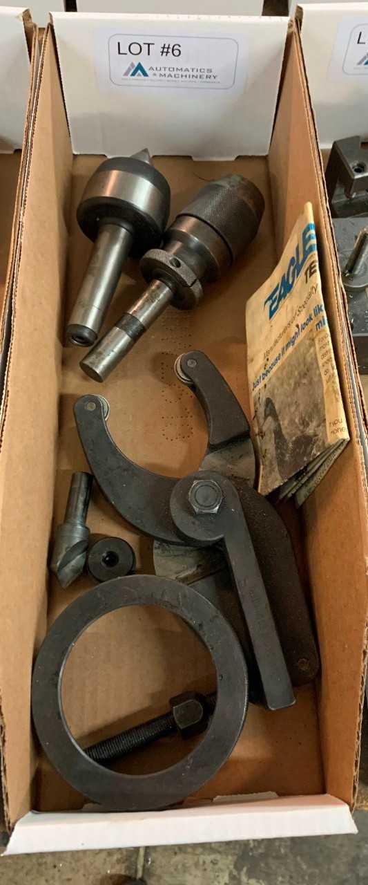 Knurling Tools Drill Chuck and Live Center - ELECTRIC POWER TOOLS