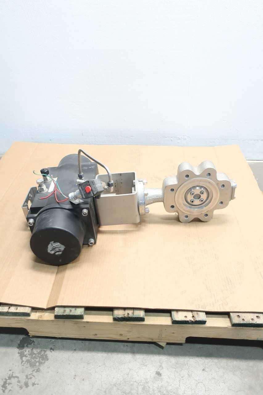 VANESSA PNEUMATIC STAINLESS STAINLESS LUGGED 4IN BUTTERFLY VALVE - BUTTERFLY VALVE