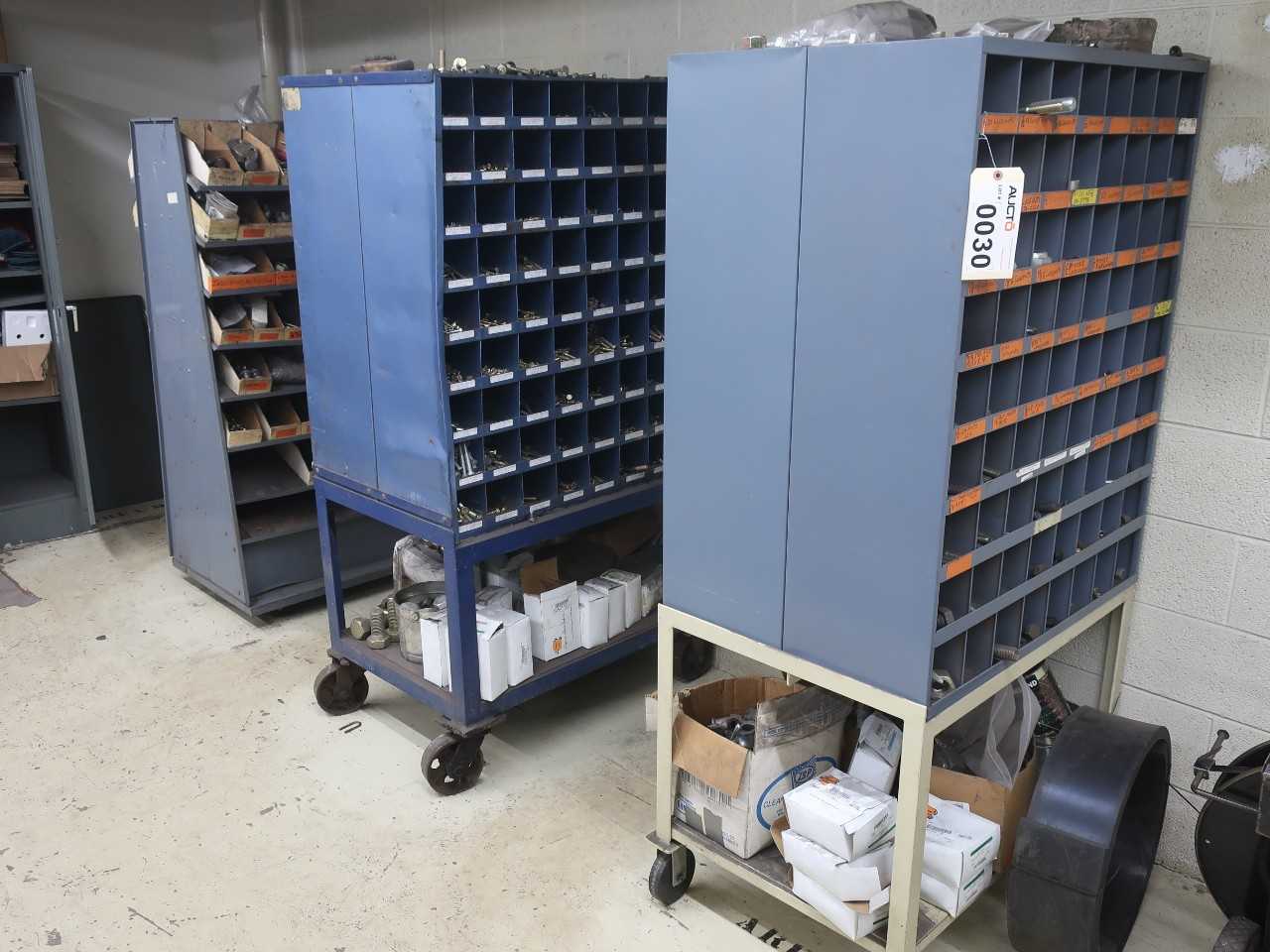 3x sections pigeon hole shelving with steel fasteners - SHELVING