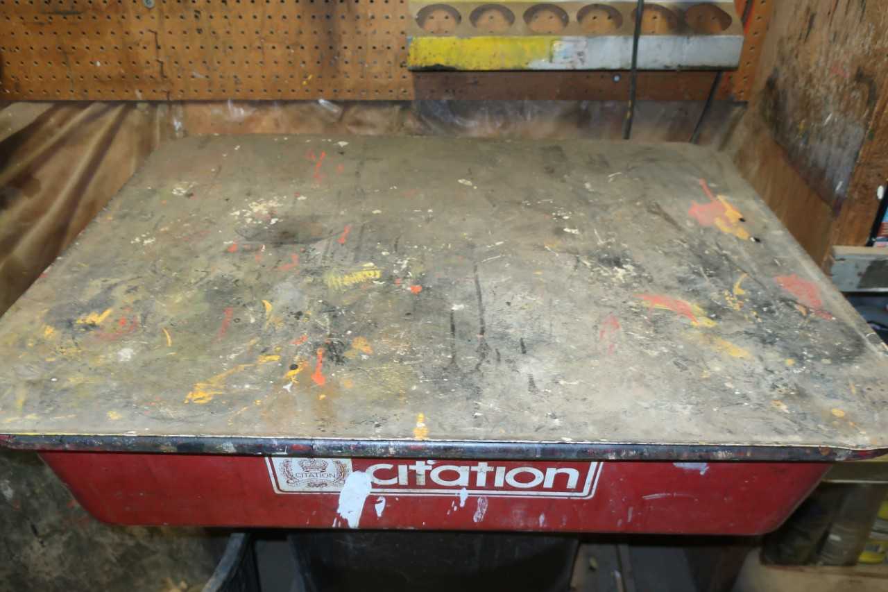 CITATION C230 PARTS CLEANER TABLE - PARTS WASHER