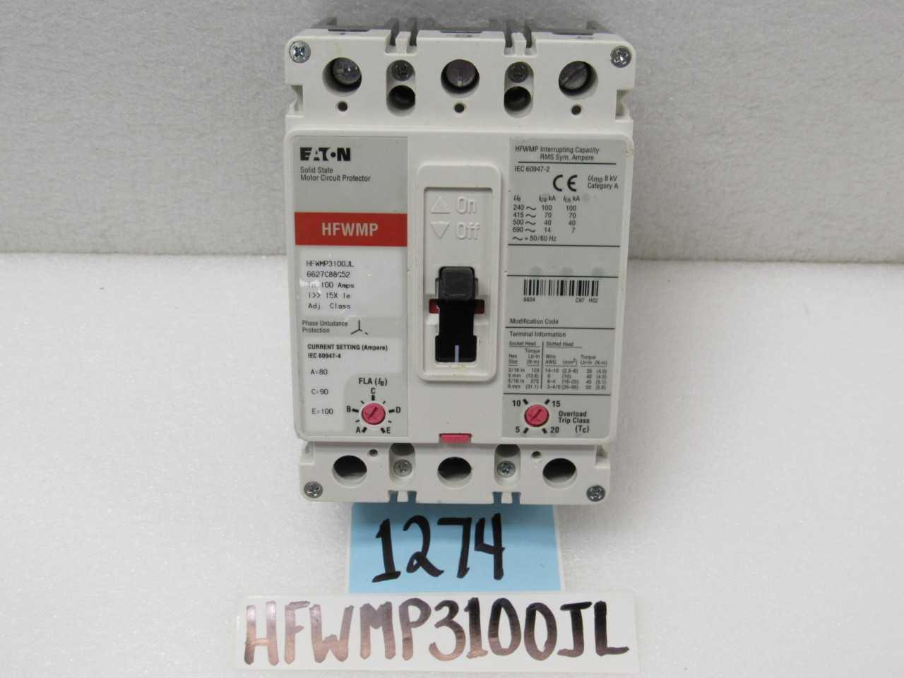 ECH HFWMP3100JL BREAKERS - MISCELLANEOUS