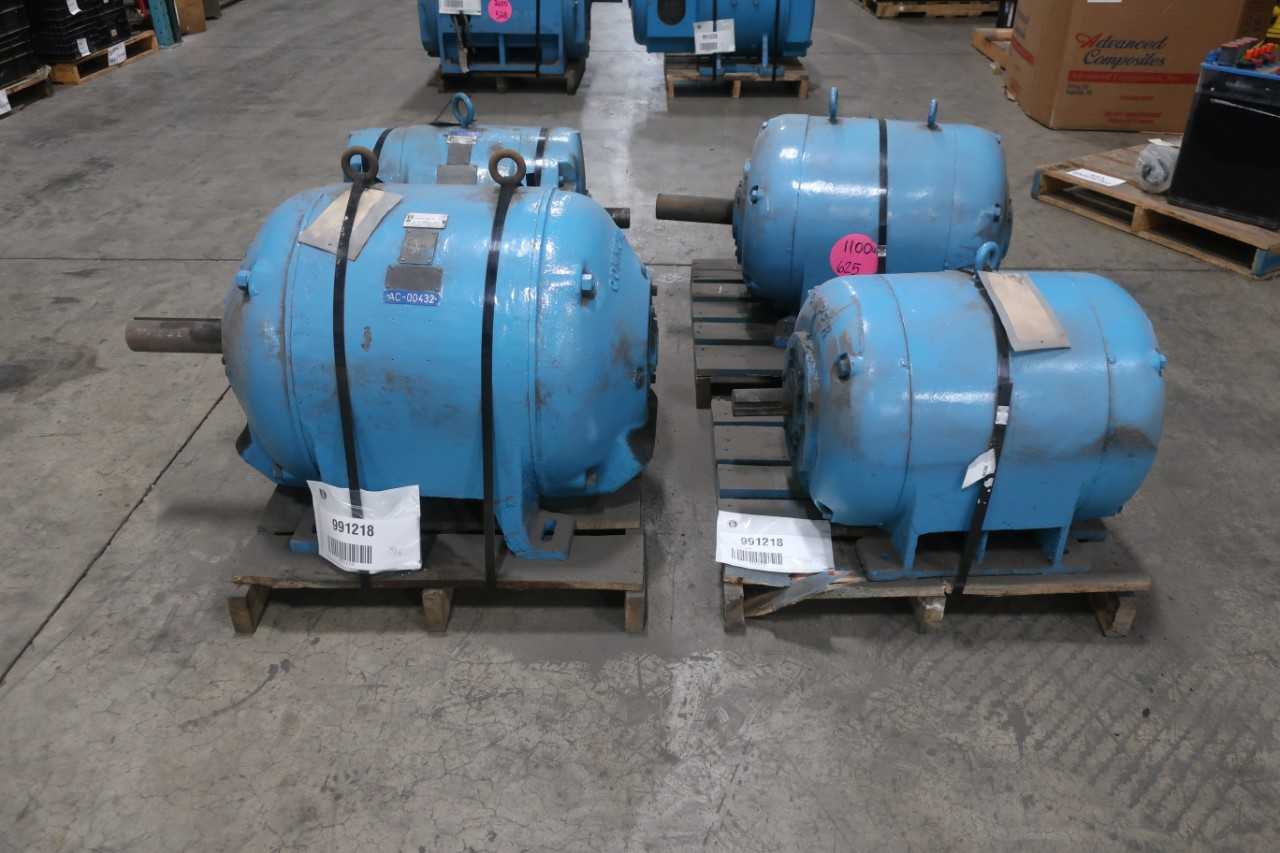 LOT OF 4 ASSORTED 55OV ELECTRIC MOTORS - ELECTRIC MOTORS