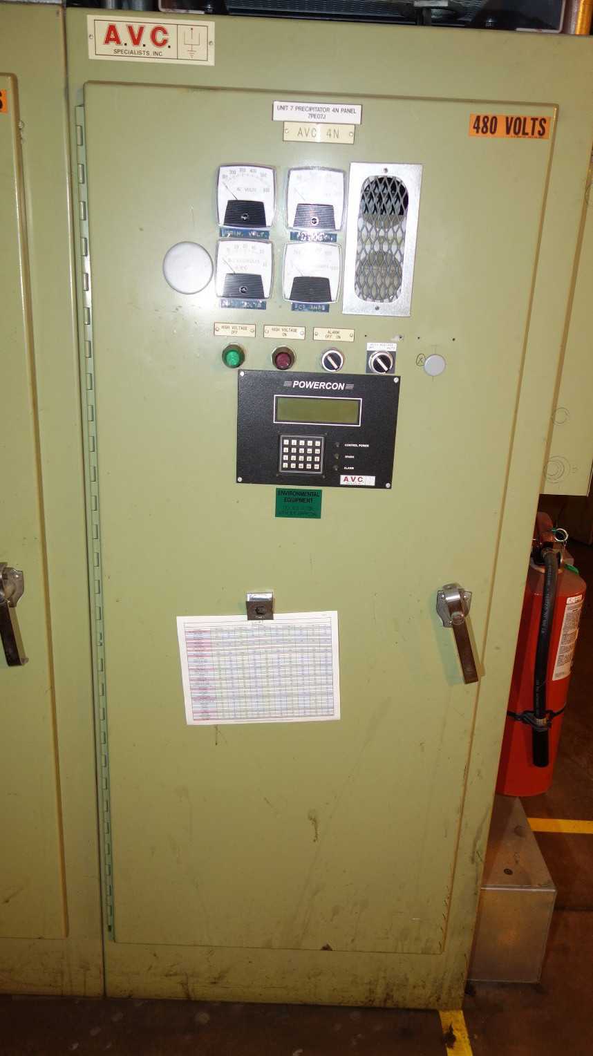 8X VERTICAL SECTIONS AVC POWERCON PAC 480V ELECTRICAL CONTROL CABINETS - ELECTRICAL COMPONENTS