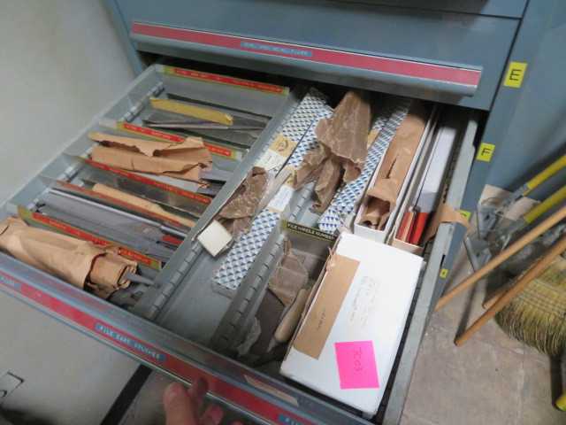 Tooling Cabinets and Contents (1) each, 9 Drawer - TOOL STORAGE