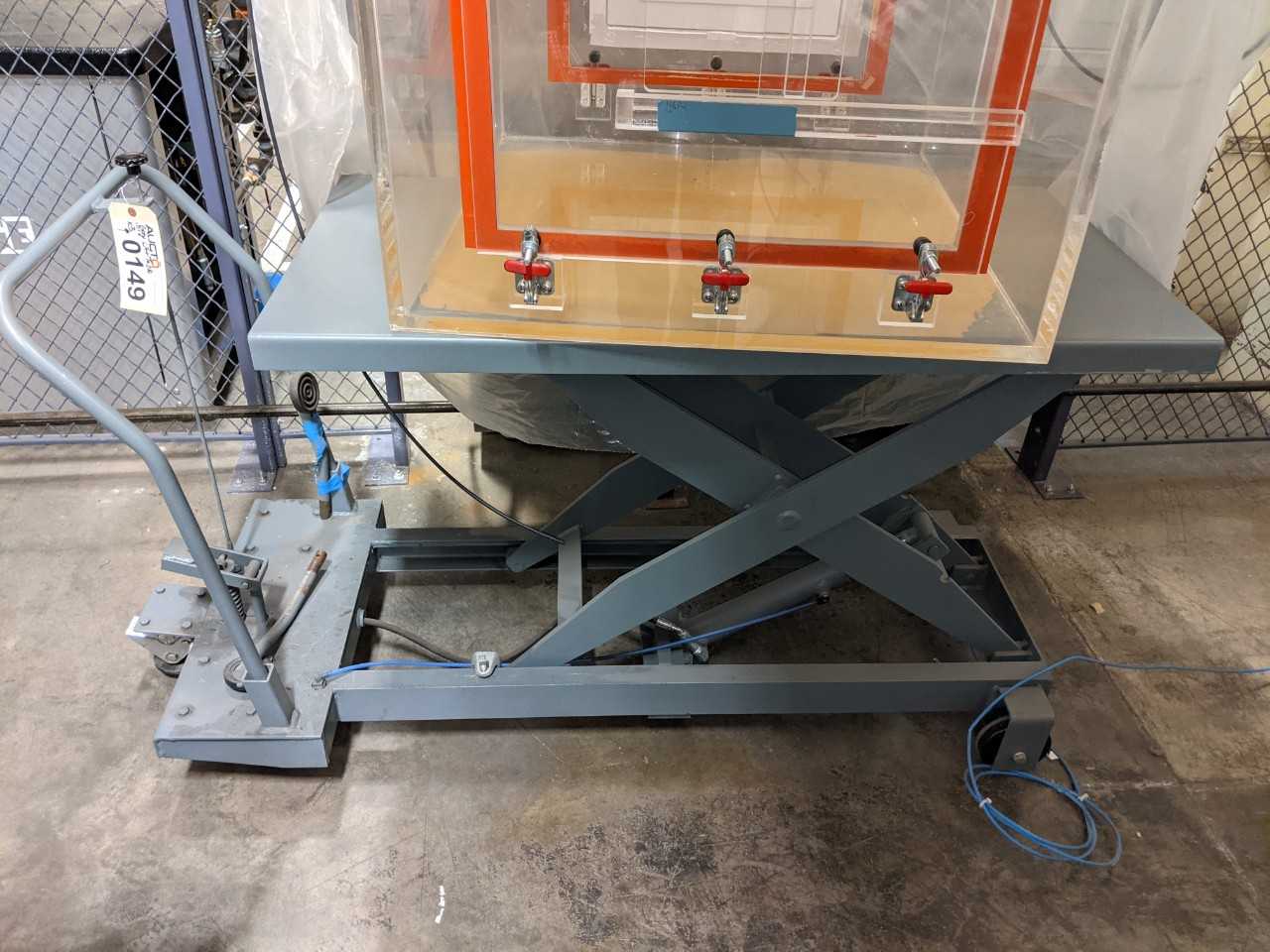 Lot of 3 Scissor Lift Table - LIFT CART