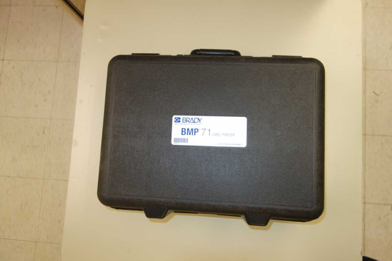 Brady BMP 71 Label Printer - PACKAGING