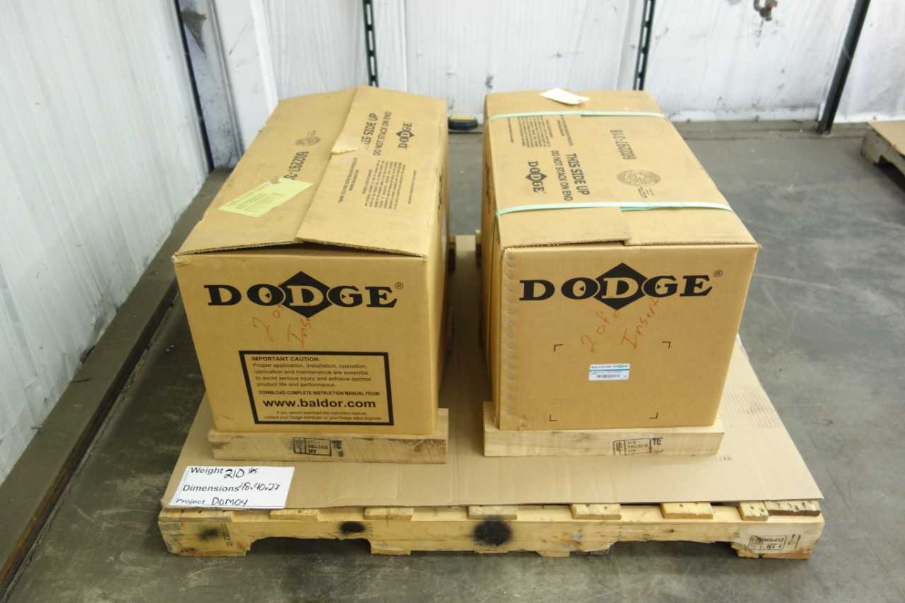 LOT OF 2 DODGE 4-7/16 SLV RTL LINER ASSEMBLIES - BEARINGS